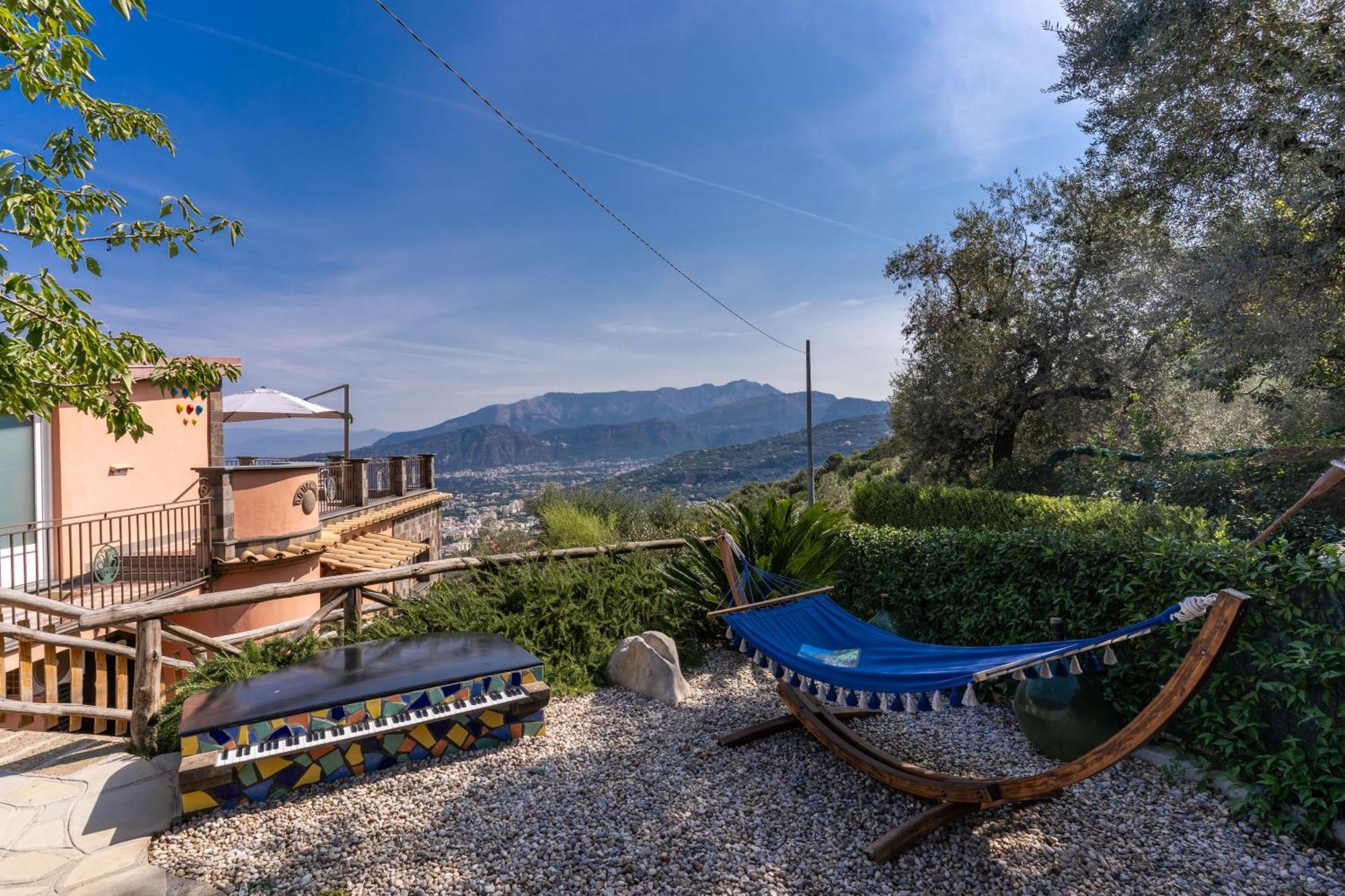 Villa Caruso Private Heated Pool & Sea View سورينتو المظهر الخارجي الصورة