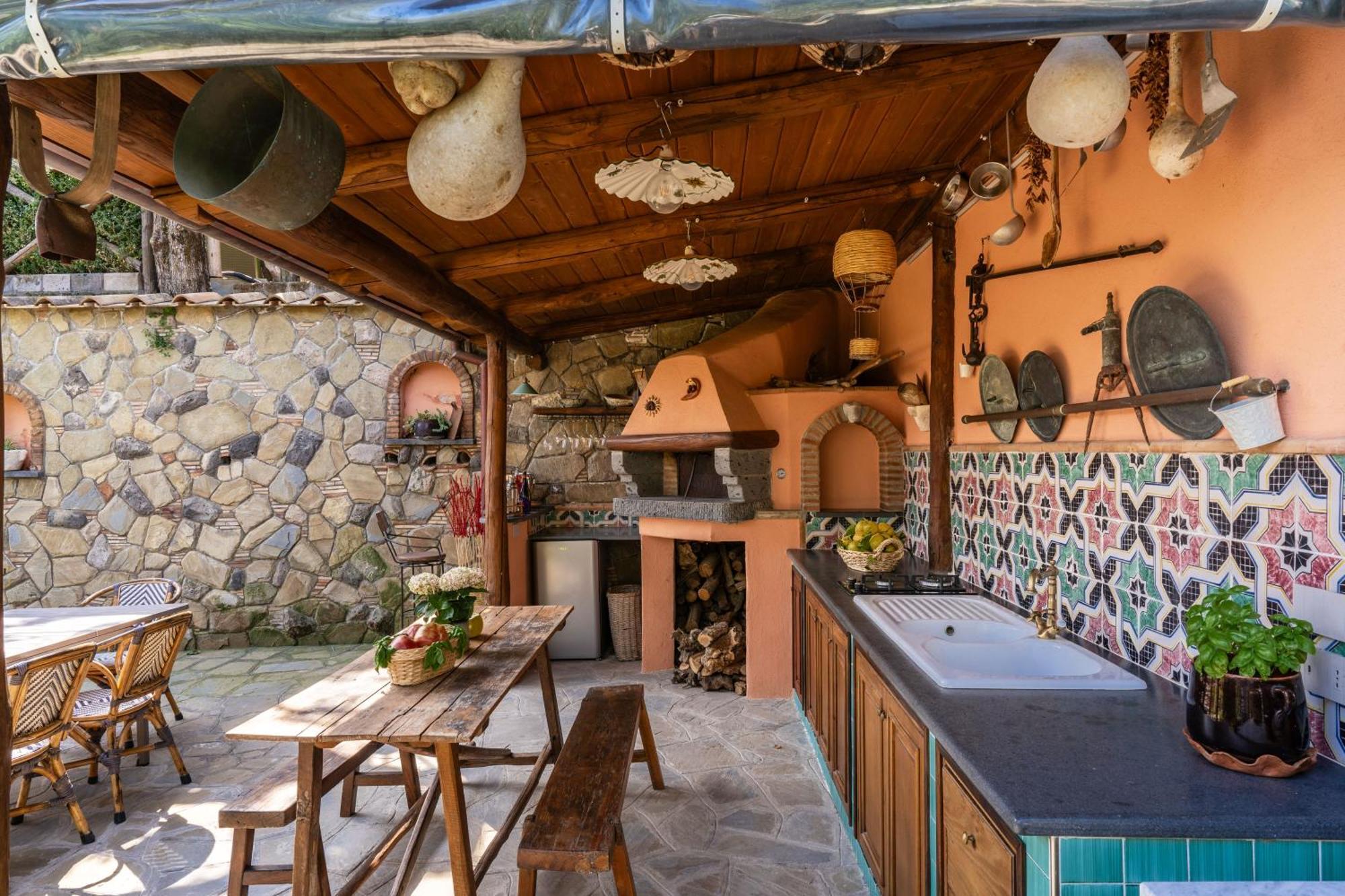 Villa Caruso Private Heated Pool & Sea View سورينتو المظهر الخارجي الصورة