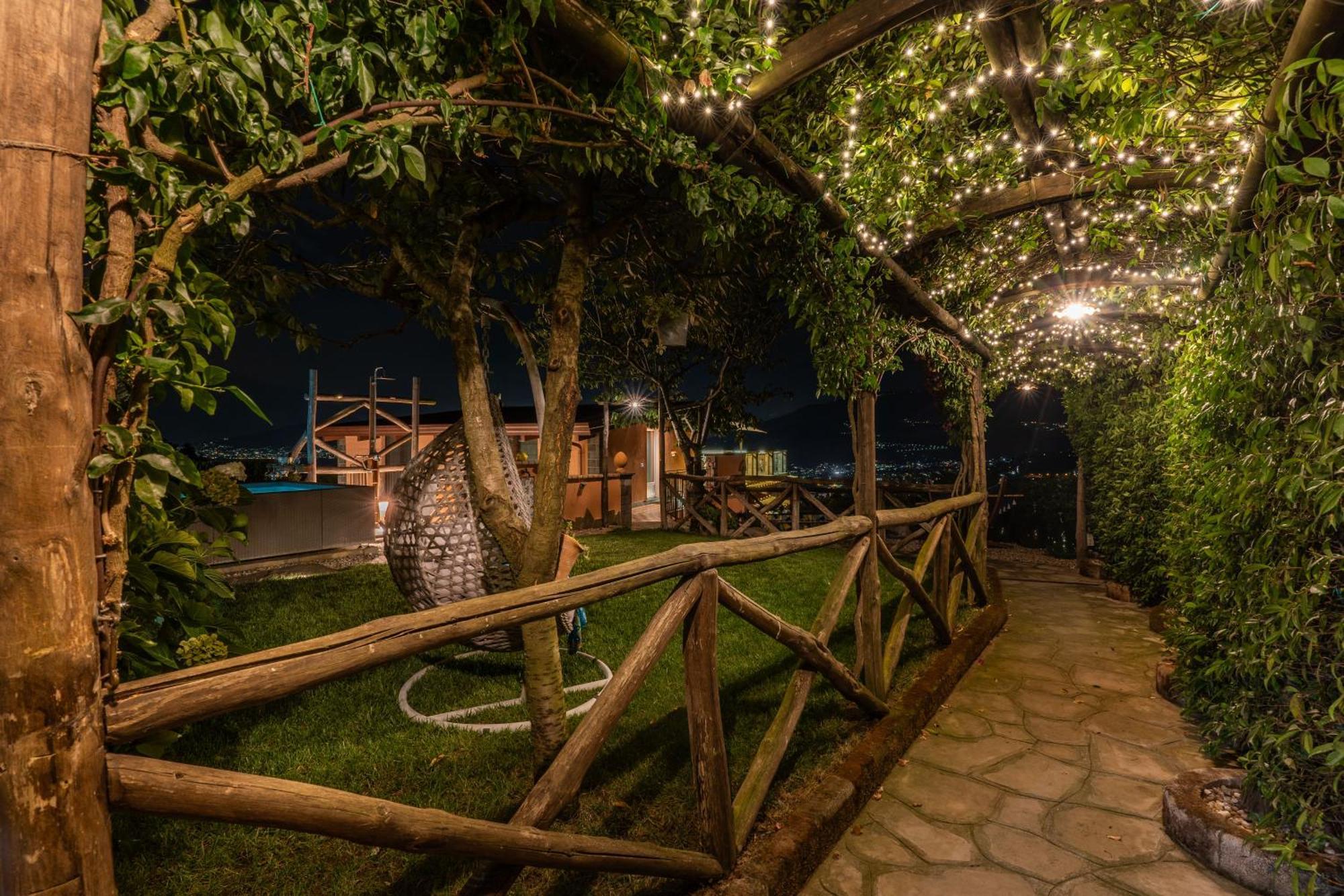 Villa Caruso Private Heated Pool & Sea View سورينتو المظهر الخارجي الصورة